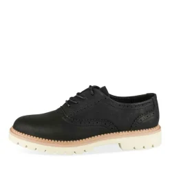 Veterschoenen ZWART