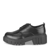 Veterschoenen ZWART