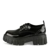 Veterschoenen ZWART