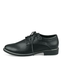 Veterschoenen ZWART