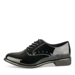 Veterschoenen ZWART