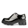 Veterschoenen ZWART