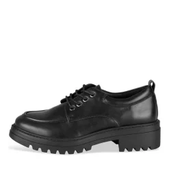 Veterschoenen ZWART