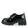 Veterschoenen ZWART