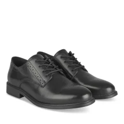 Veterschoenen ZWART