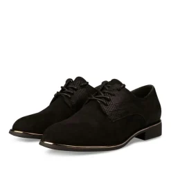 Veterschoenen ZWART