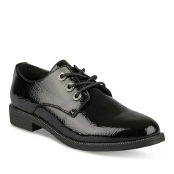 Veterschoenen ZWART