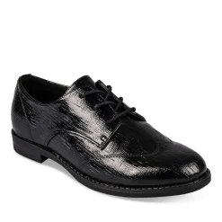 Veterschoenen ZWART