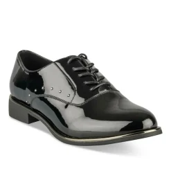 Veterschoenen ZWART