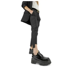 Veterschoenen ZWART
