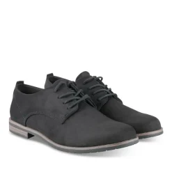 Veterschoenen ZWART