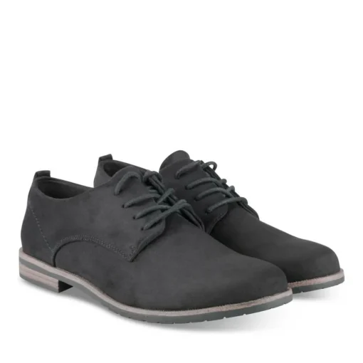 Veterschoenen ZWART