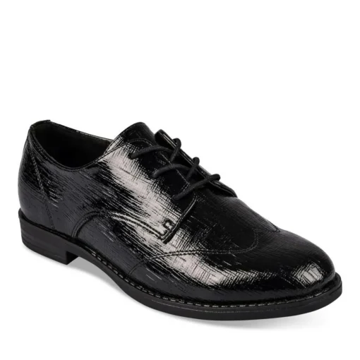 Veterschoenen ZWART