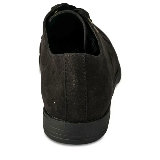Veterschoenen ZWART
