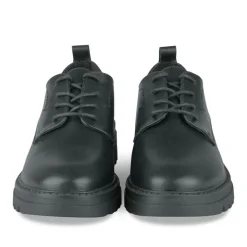 Veterschoenen ZWART