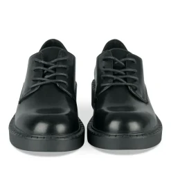 Veterschoenen ZWART