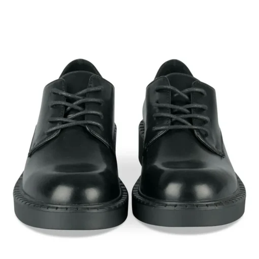 Veterschoenen ZWART