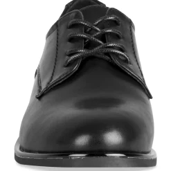 Veterschoenen ZWART