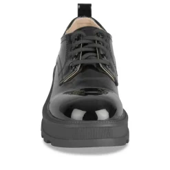 Veterschoenen ZWART