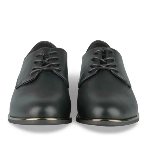 Veterschoenen ZWART