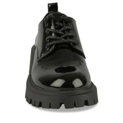 Veterschoenen ZWART