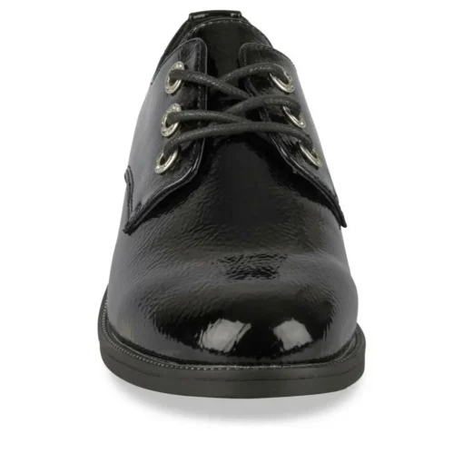 Veterschoenen ZWART