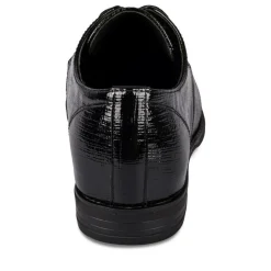Veterschoenen ZWART