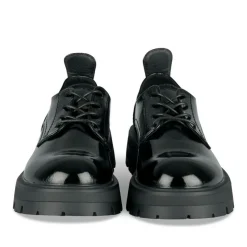 Veterschoenen ZWART