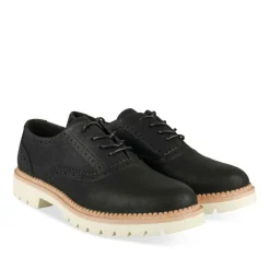 Veterschoenen ZWART