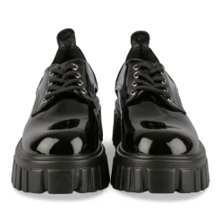 Veterschoenen ZWART