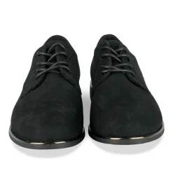 Veterschoenen ZWART