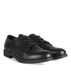 Veterschoenen ZWART