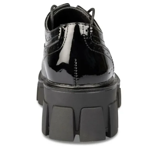 Veterschoenen ZWART