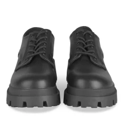 Veterschoenen ZWART