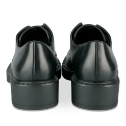 Veterschoenen ZWART