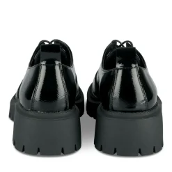 Veterschoenen ZWART