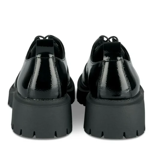 Veterschoenen ZWART