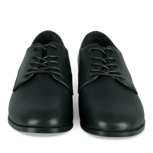 Veterschoenen ZWART