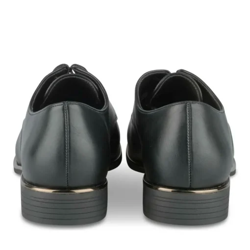 Veterschoenen ZWART