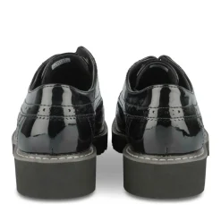 Veterschoenen ZWART