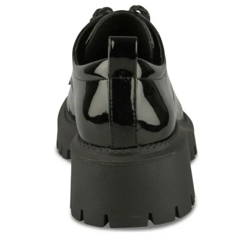 Veterschoenen ZWART