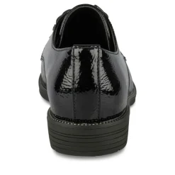 Veterschoenen ZWART