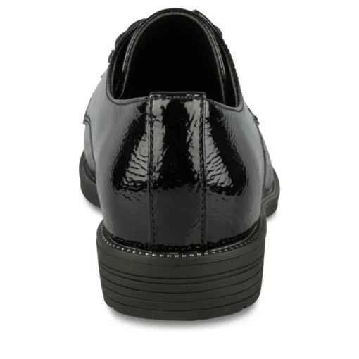 Veterschoenen ZWART
