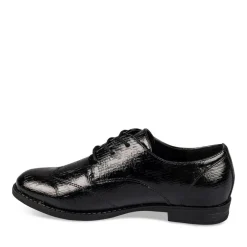 Veterschoenen ZWART