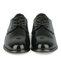 Veterschoenen ZWART