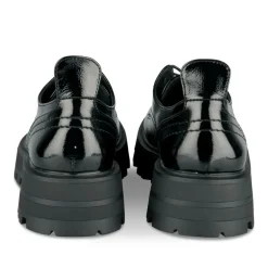 Veterschoenen ZWART