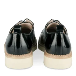 Veterschoenen ZWART