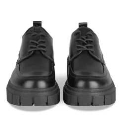 Veterschoenen ZWART