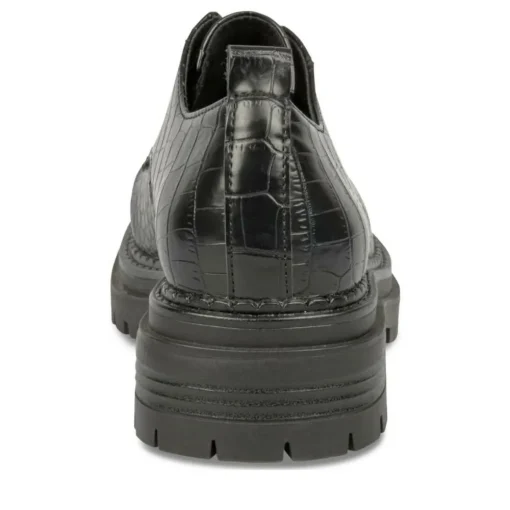 Veterschoenen ZWART