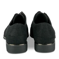 Veterschoenen ZWART